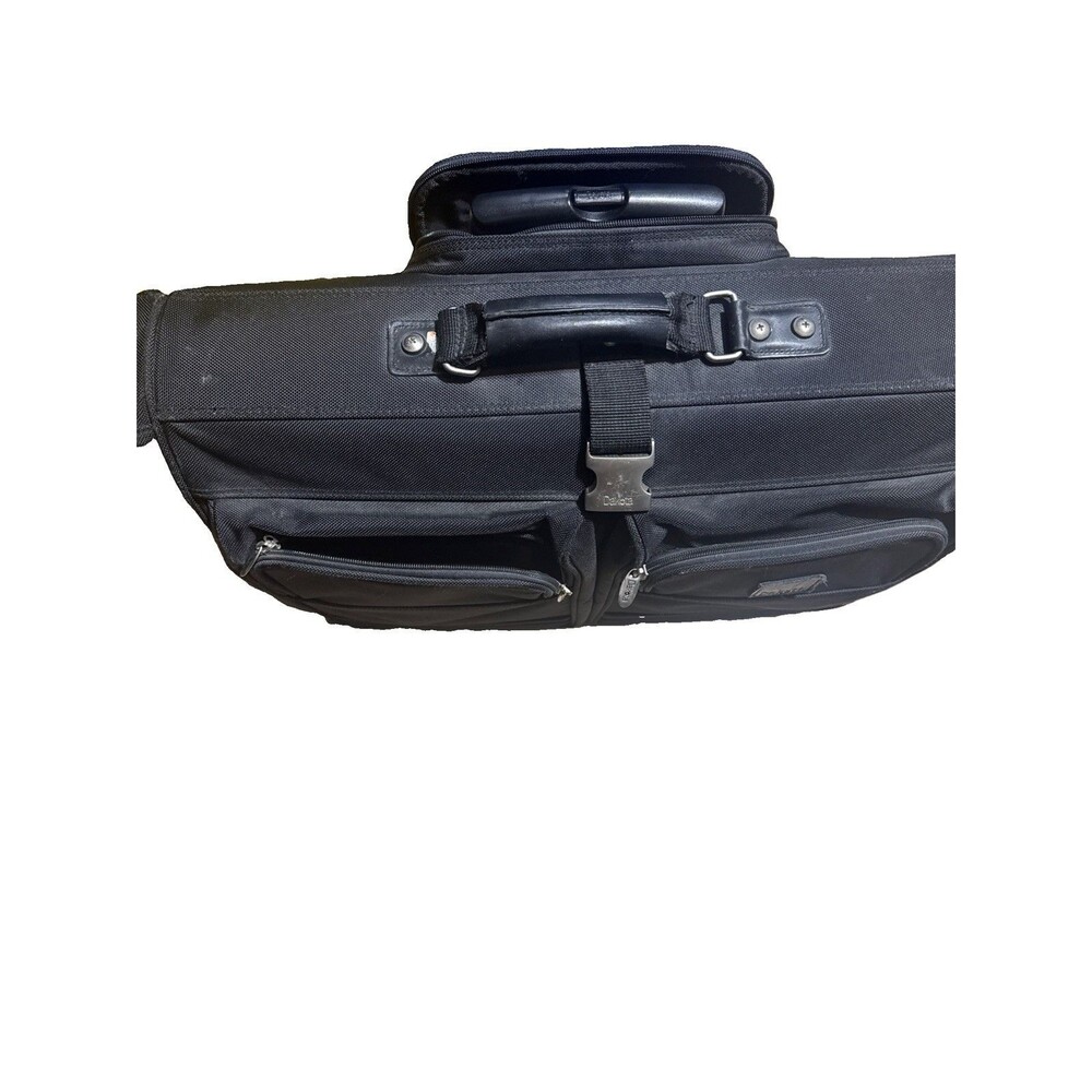 Dakota by Tumi Black Ballistic Nylon 23" Wheeled Rolling Garment Bag Luggage